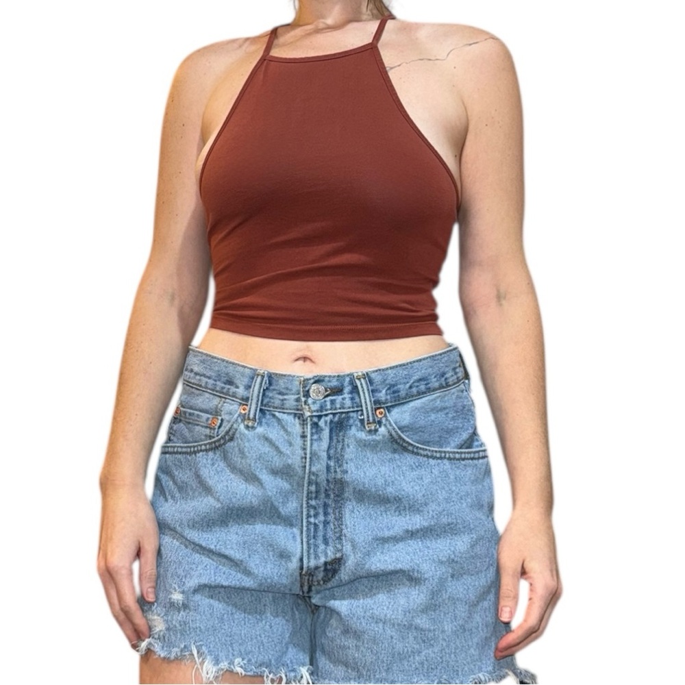 Rust Halter Top - Picture 2 of 9